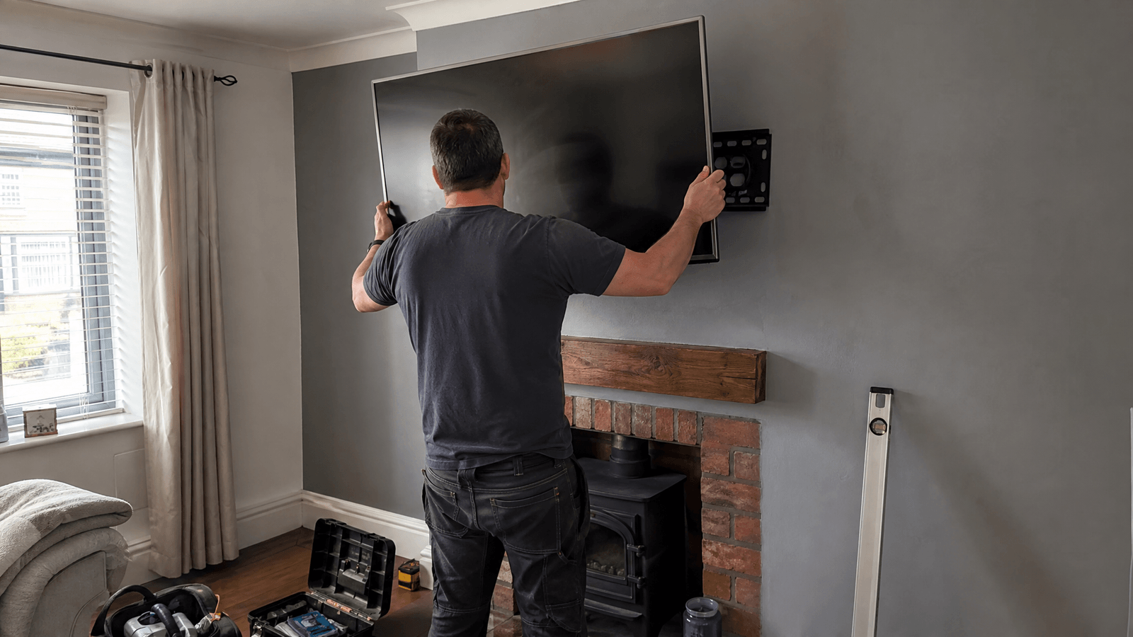 TV Wall Mounting in a Birmingham home